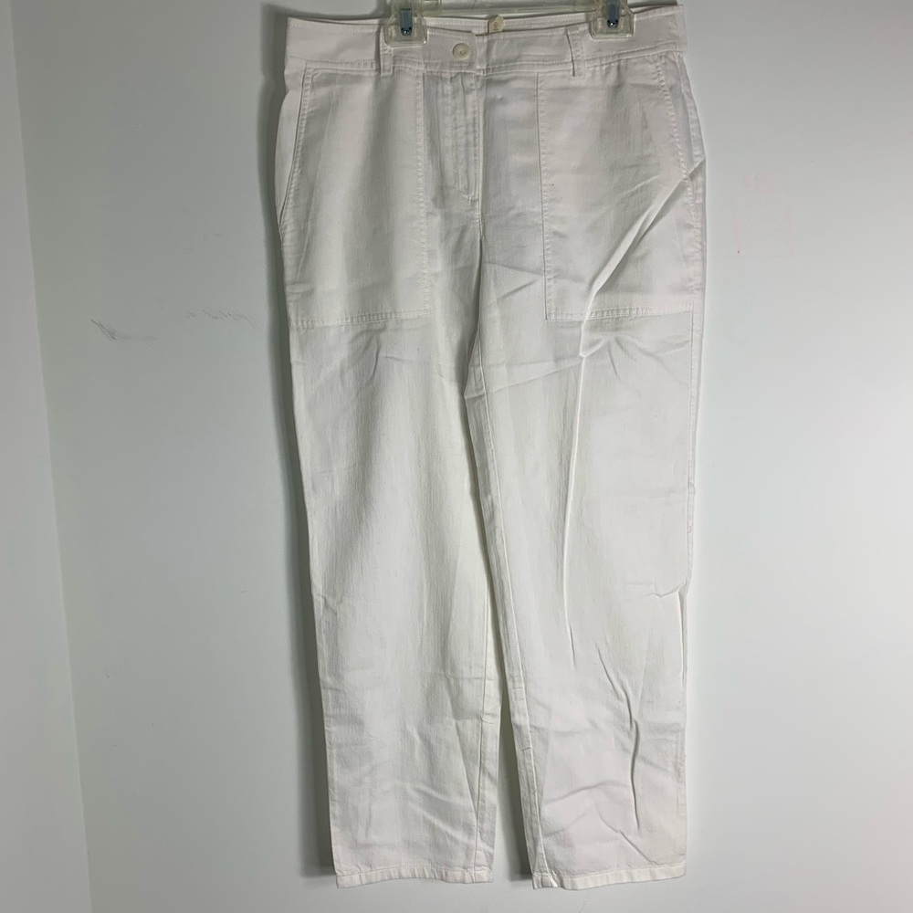 Eileen Fisher twill ankle pants